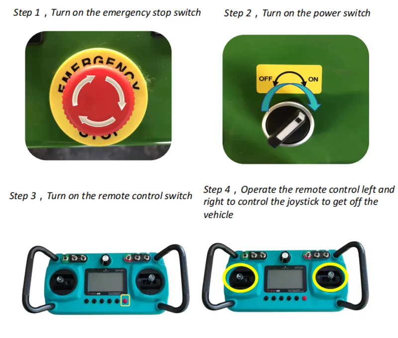 ریموٹ کنٹرول لان کاٹنے والا 600 ملی میٹر