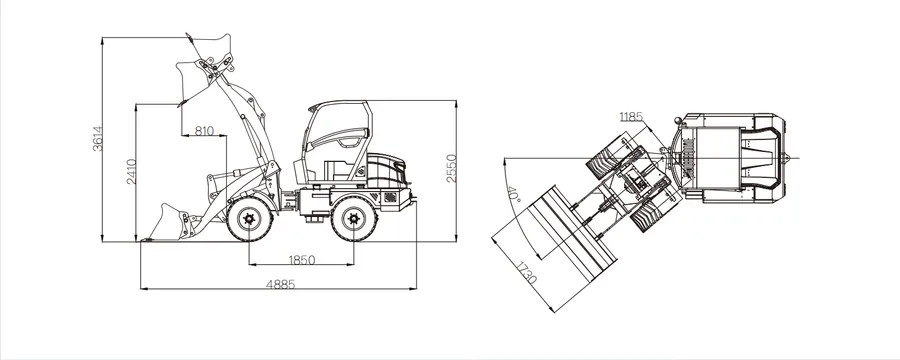 الیکٹرک وہیل لوڈر
