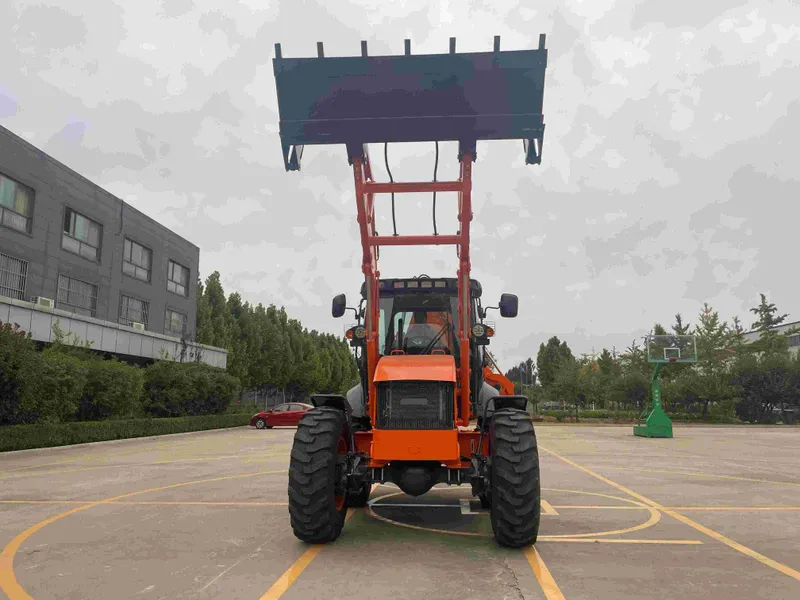 لوڈر کے ساتھ بیکہو