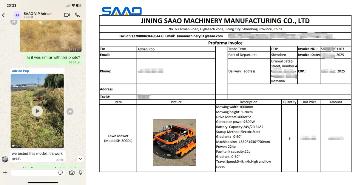 SAAO ریموٹ موورز رومبٹ رومانیہ کو پہنچایا گیا۔